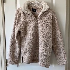 Half zip Sherpa
